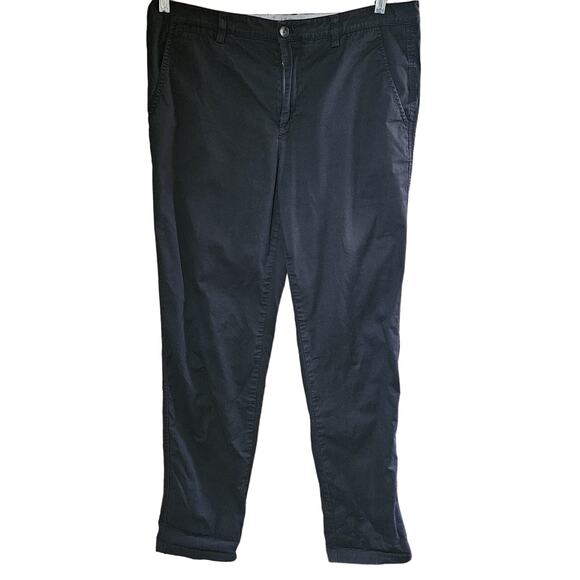 Black Straight Leg Dress Pants Size 8 - Picture 1 of 4
